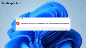 [Solved] - The group or resource is not in the correct state to perform the requested operation