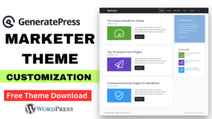 How to Generate Press Marketer Theme Customization Like - Premium Looks